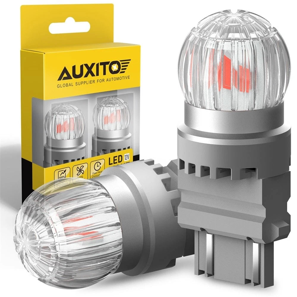 2X AUXITO 3157 3156 LED Turn Signal Brake Tail Light Bulbs for Ford (EXC)