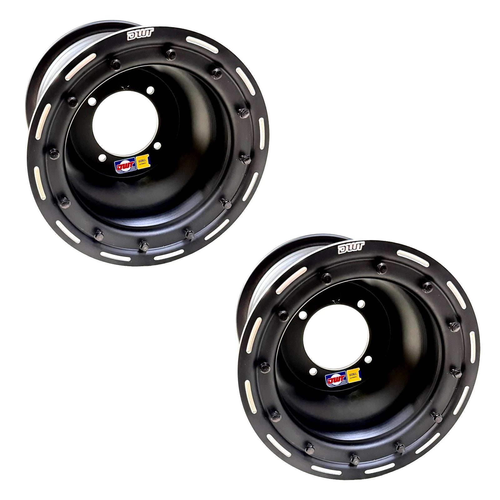 DWT Ultimate Rear Beadlock Wheels for Yamaha YFZ 450 (2004–2023) 9" 4/115