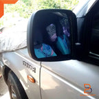 Black Manual Door Mirror for Mazda B Series Bravo Ute (1998-2006)