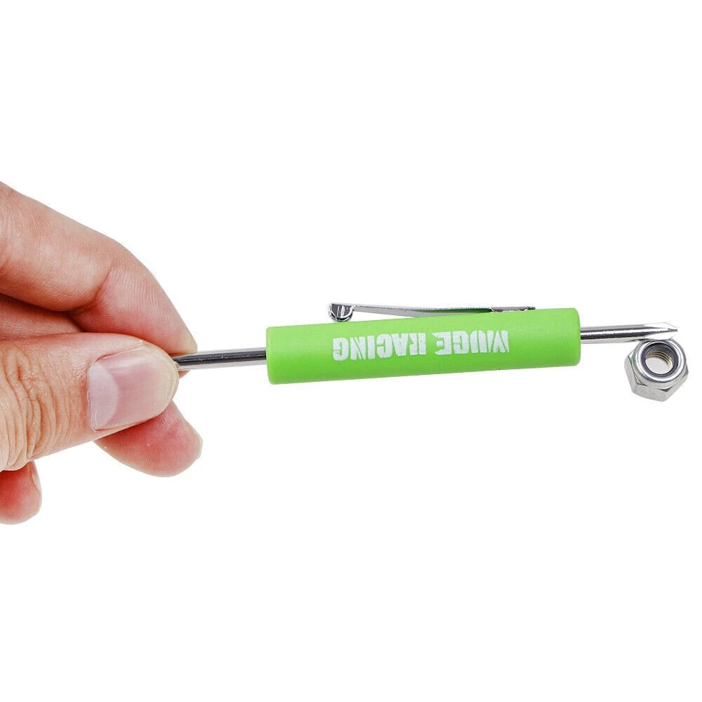 10X Mini Pocket Screwdriver Set with Magnet and Clip
