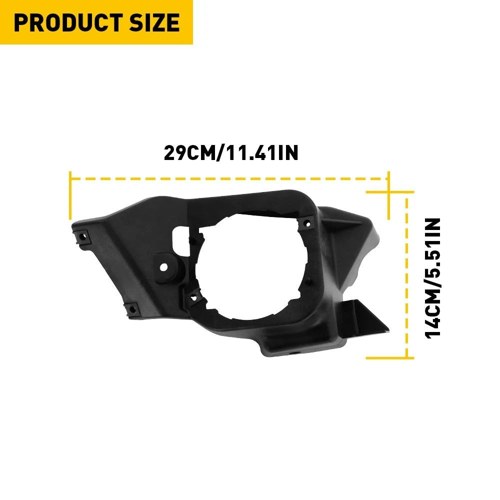 Fog Light Bracket Set for Honda CR-V (2012–2014) - Textured Black