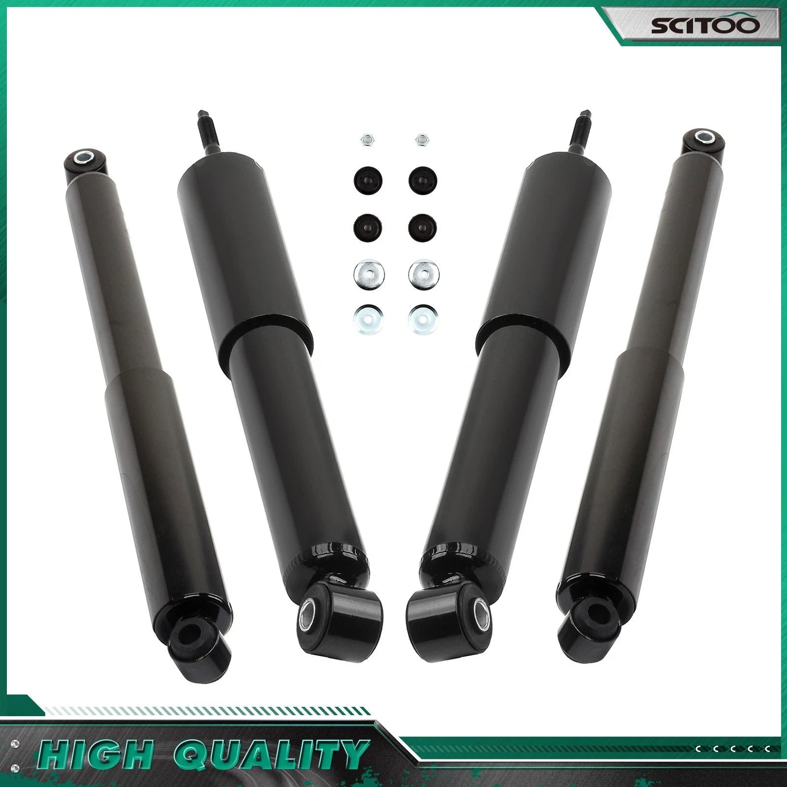 Set of 4 Front Rear Shocks Struts for Ford F-150 (1990–1996)