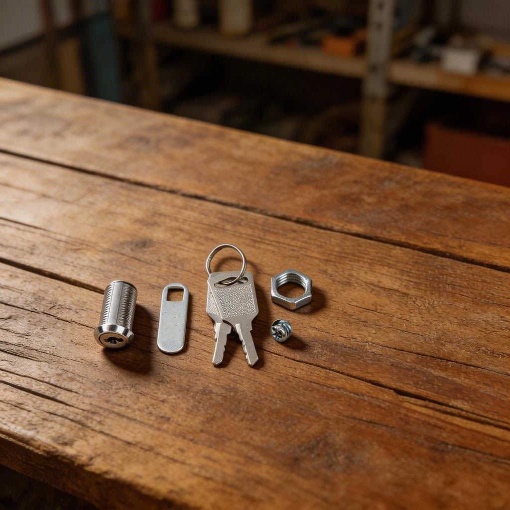 Mailbox Lock Closing Lever Fixing Nut Cam Lock Zinc Alloy for Mailboxes