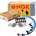 Set of 6 NGK Spark Plugs & Wires for Lexus GS300 SC300 Supra (1993–2002)