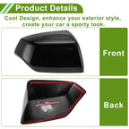 1 Pair Mirror Cover Cap for Cadillac Escalade (2021–2025) Gloss Black