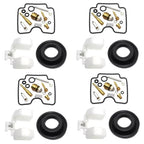 4X Carburetor Repair Kit Diaphragm Float for Suzuki GSX600F (1998–2006)
