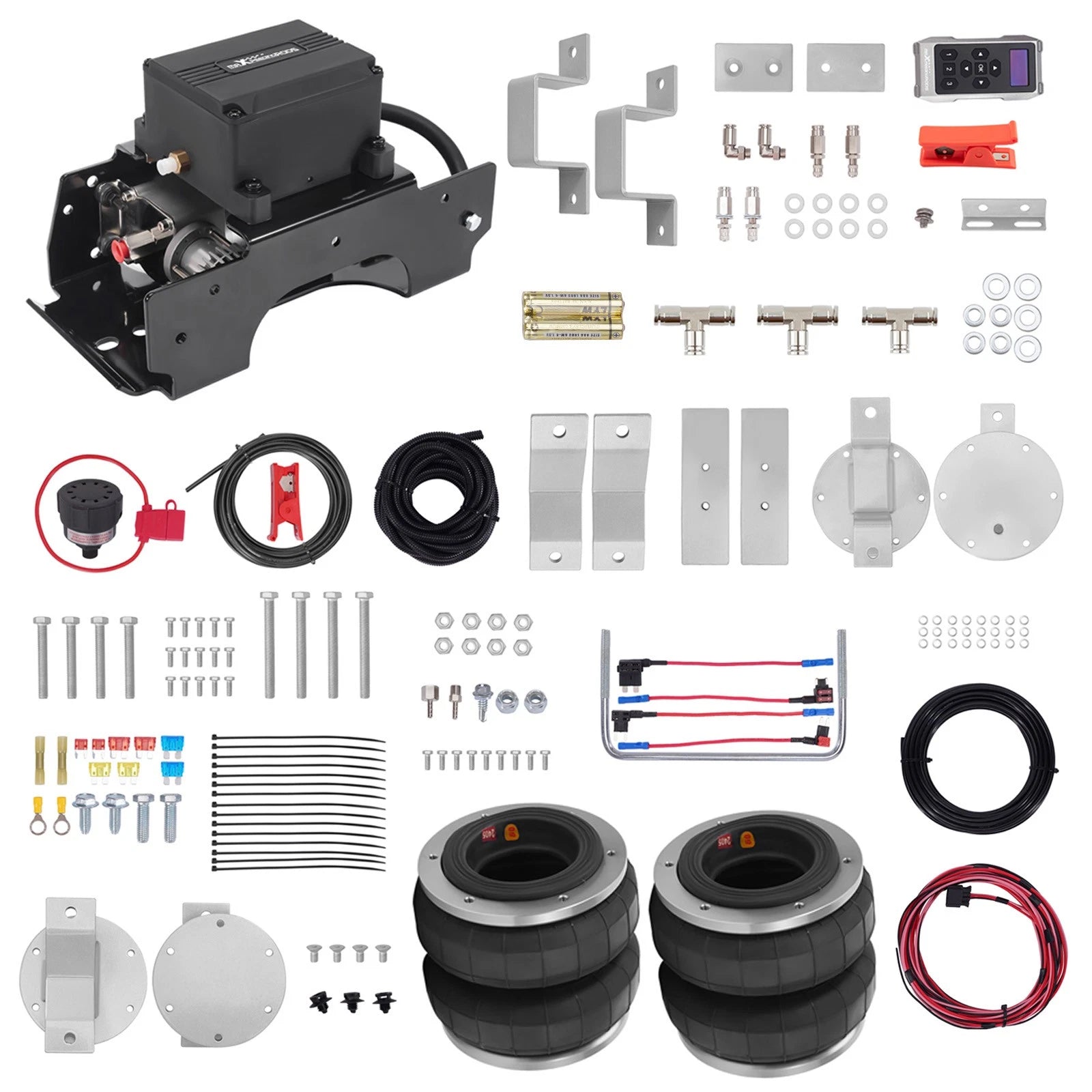 Wireless Compressor Kit + Air Spring Bags for Benz Sprinter 3500 (2010–2020)