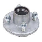 Set of 4 Hot Dipped Galvanized Trailer Hubs for 2000 lbs Axles (1" Spindle)