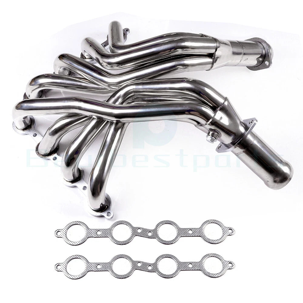 Stainless Steel Racing Header Exhaust Manifold for Corvette C6 LS2/LS3 Z06 (2005–2013)