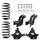 2" Front 4" Rear Drop Spindle Lowering Kit for Chevy Tahoe GMC Yukon (2007–2014)