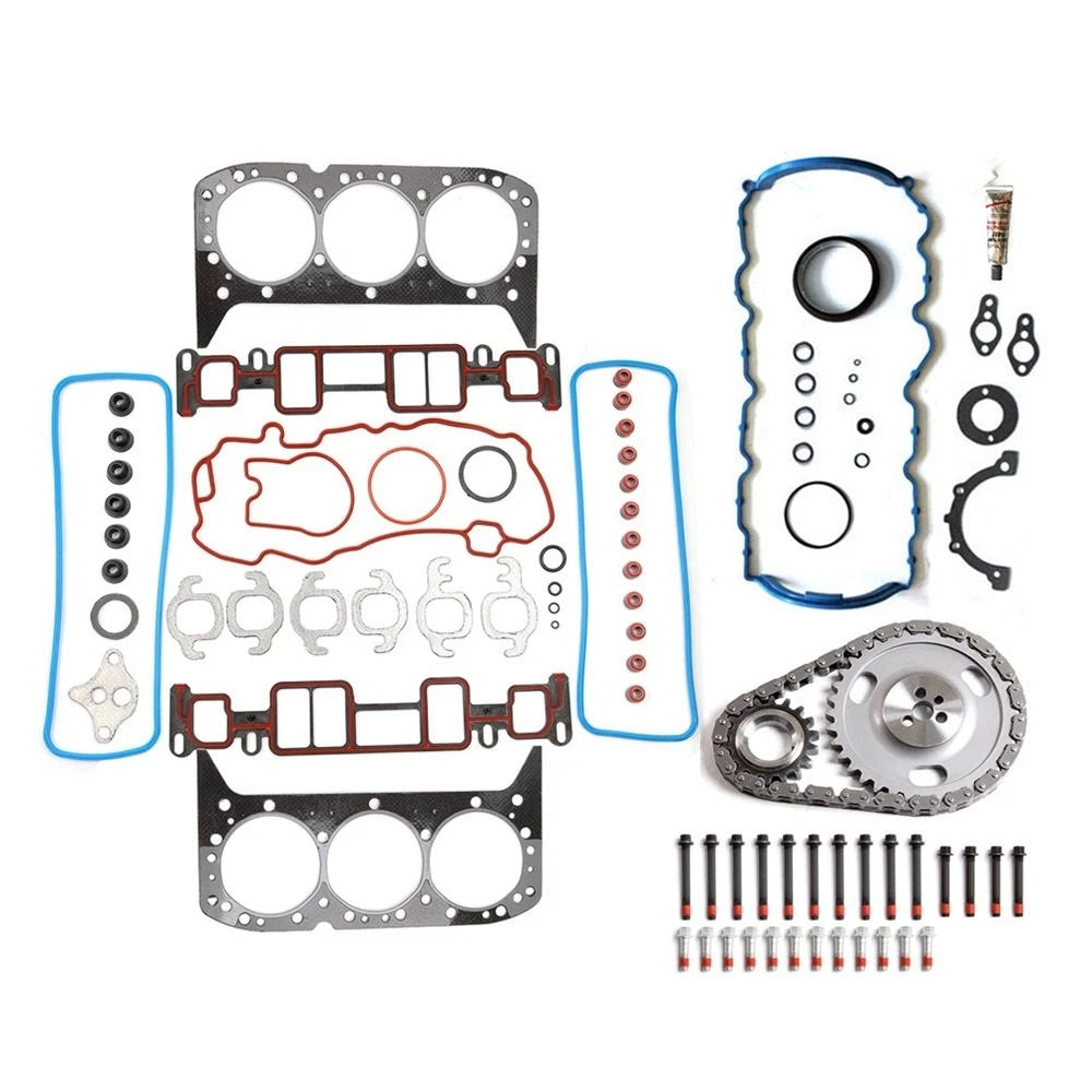 Gasket Bolt Set for GMC K1500 Sierra (1996–1998) Timing Chain Kit 4.3L