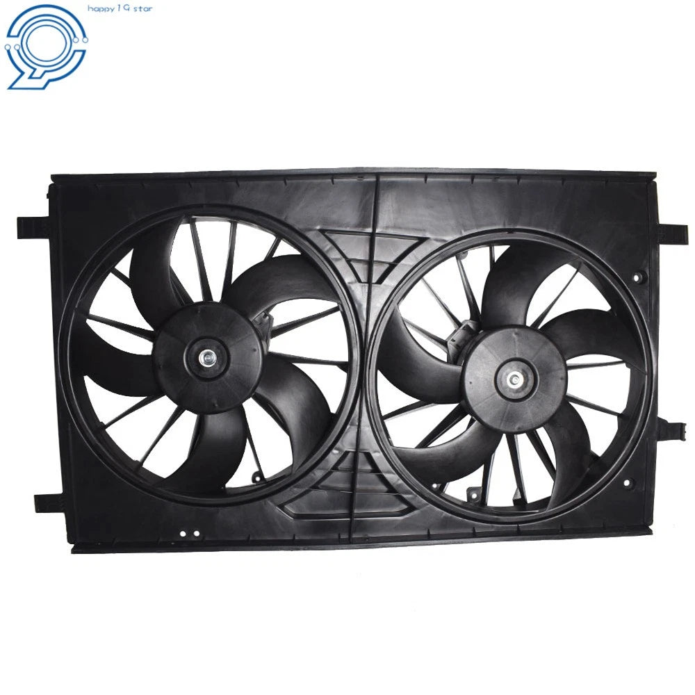Dual Radiator & Condenser Fan Assembly for Jeep Compass (2007-2017)