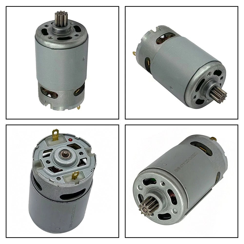 RS550 14.4V Motor for DIY Power Tools (75x37.5mm, 10 Tooth Output Shaft)