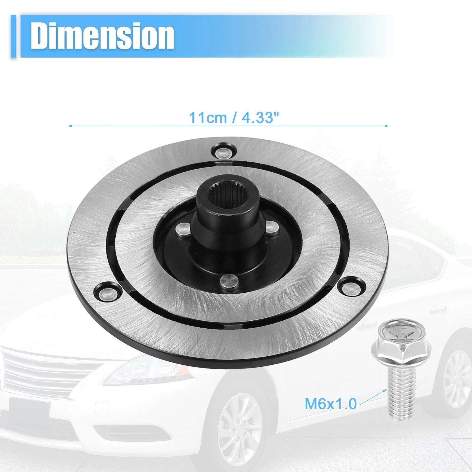 A/C Compressor Clutch Plate for Ford Mustang 5.0L (2011–2019)