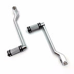 Chrome Heel Toe Shift Lever w/ Shifter Pegs for Harley Fat Boy (2000–2023)