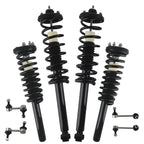 Front & Rear Struts w/ Coil Spring & Sway Bars for Honda Accord (2003–2007)