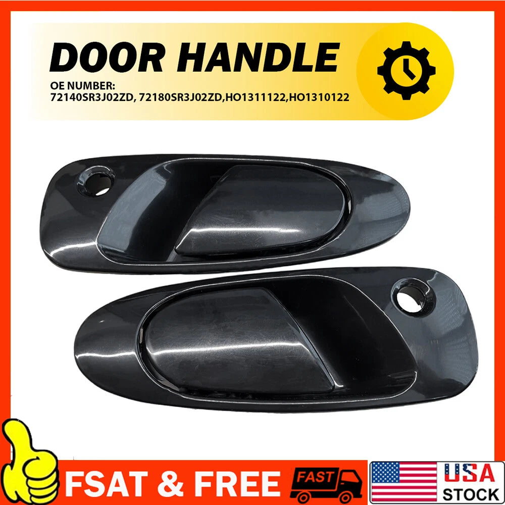 Set of 2 Outer Door Handles for Honda Civic 3DR (1992–1995)