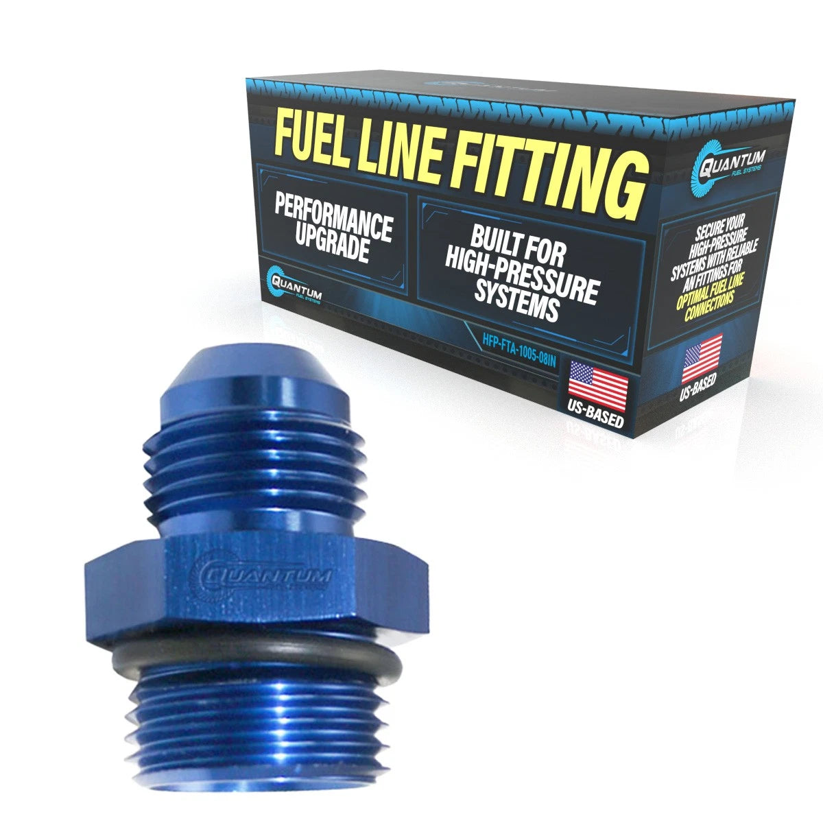 QFS 8AN Inlet Fuel Port for AEM 50-1005 Fuel Pump (2015–2023)