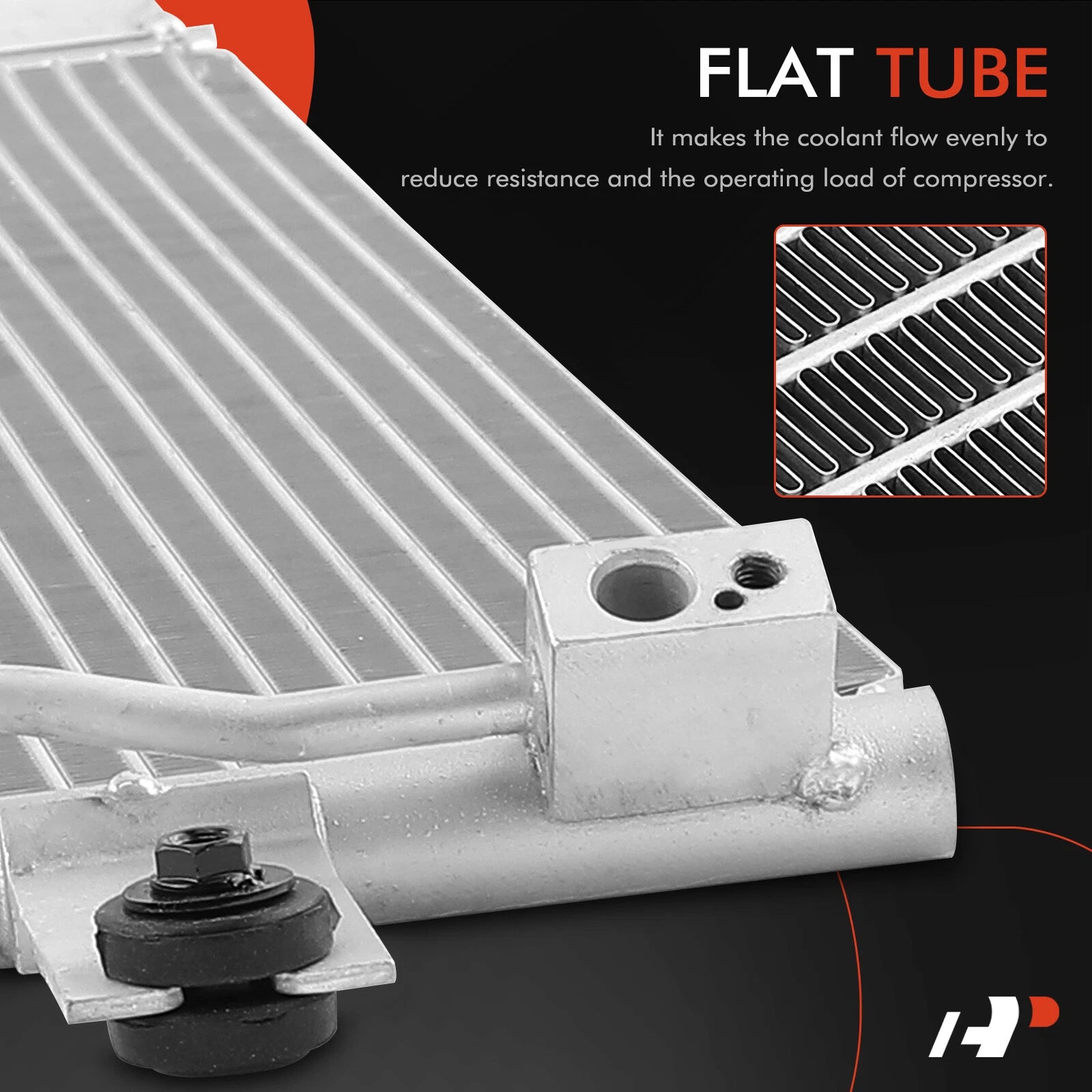 A/C Condenser with Bracket for Nissan Pathfinder (1996–1998) INFINITI QX4
