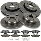 Front Rear Rotors & Pads for Dodge Durango (2011–2020) 330mm Diameter