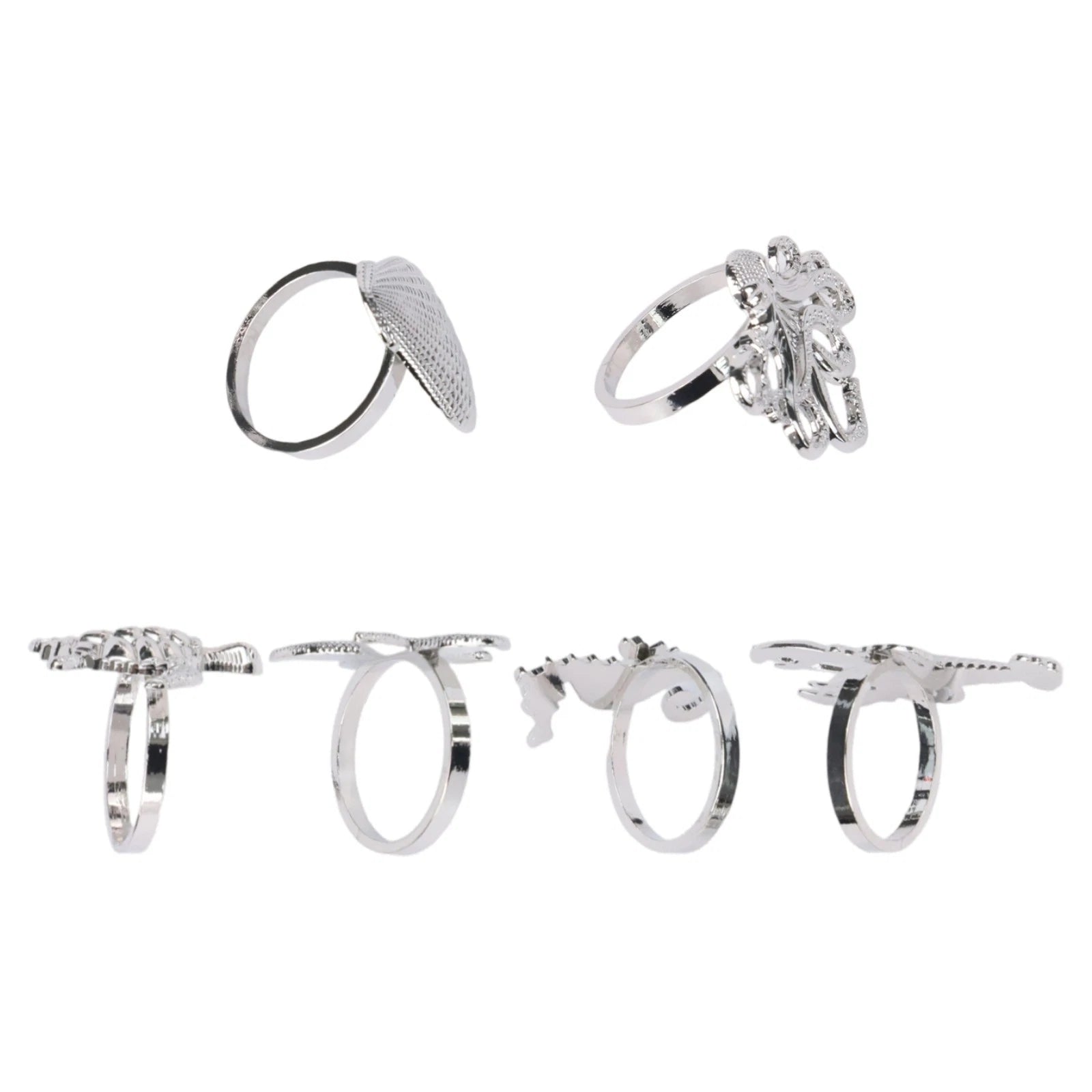Napkin Rings with Marine Creatures for Table Decor