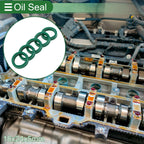 Set of 5 Oil Seal Rotary Shaft Seal 18x24x5mm High Pressure Green