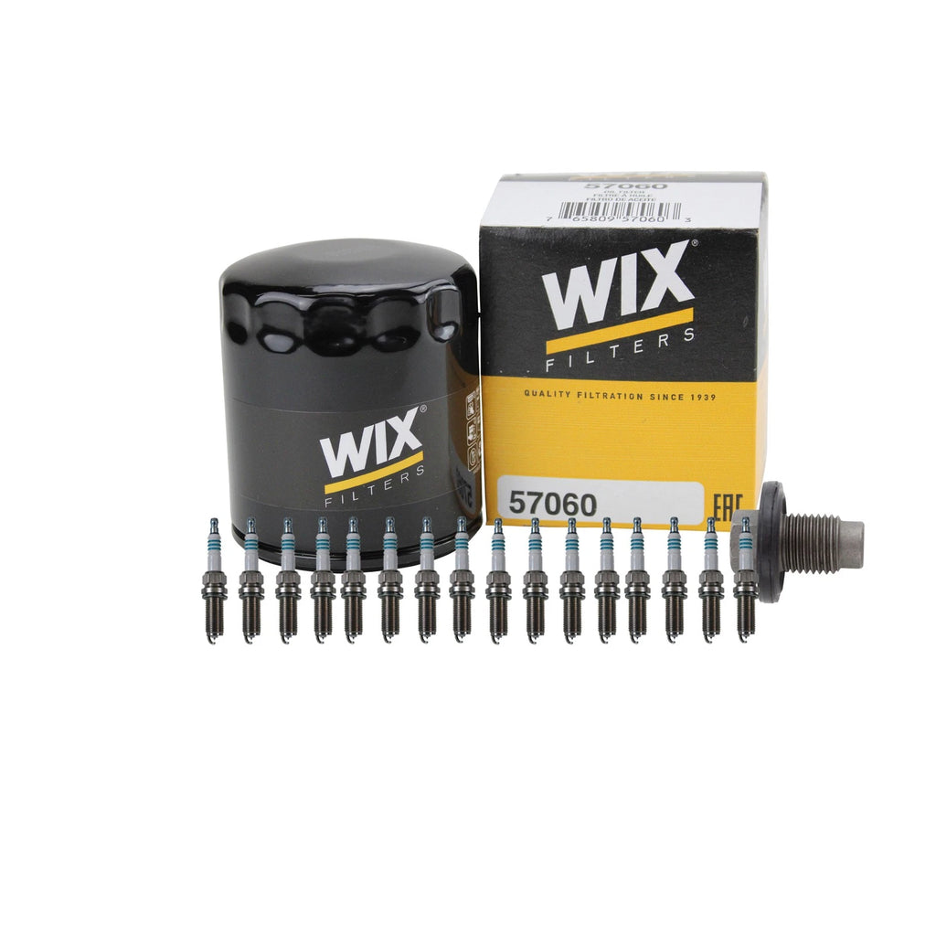 Wix Engine Oil Filter & Denso 16 Iridium Power Spark Plugs for Ram 3500 (2010–2023)