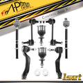 Set of 8 Stabilizer Bar Link Tie Rod End Ball Joint for Ford Thunderbird (2003)