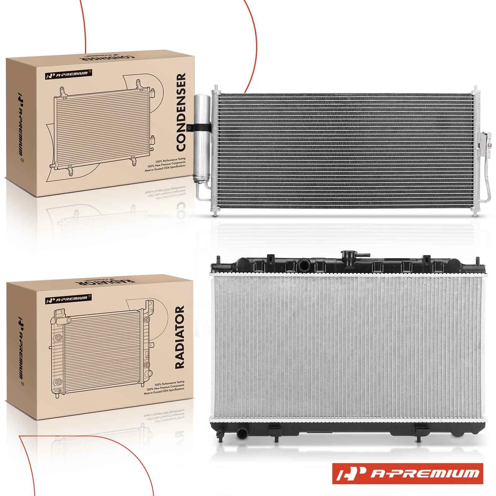 Radiator & AC Condenser Cooling Kit for Nissan Sentra (2002–2006)