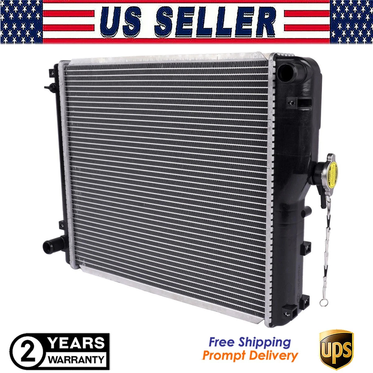 Radiator for John Deere Compact Tractor 3025E, 2032R, 3032E (2015–2023)