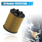 Engine Oil Filter with Seals No. 68102241AA/73500049 for KIA II 1.3L (2008–2018)