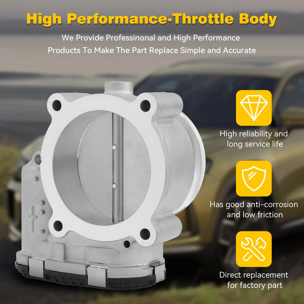 Throttle Body for Ford F-150, Mustang 5.0L, F-250 Super Duty, E-350 6.2L