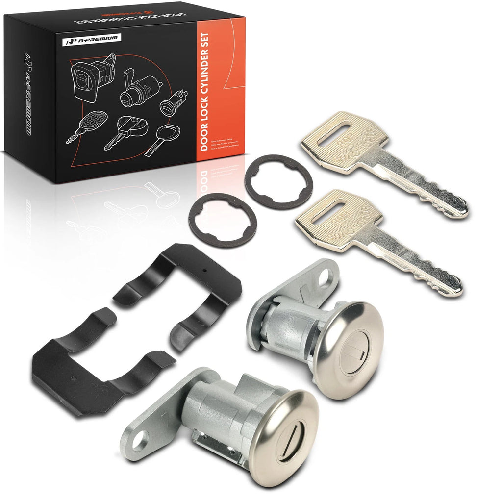 2X Door Lock Cylinder Set with 2 Keys for Ford F-600 F-800 (1980–1981)