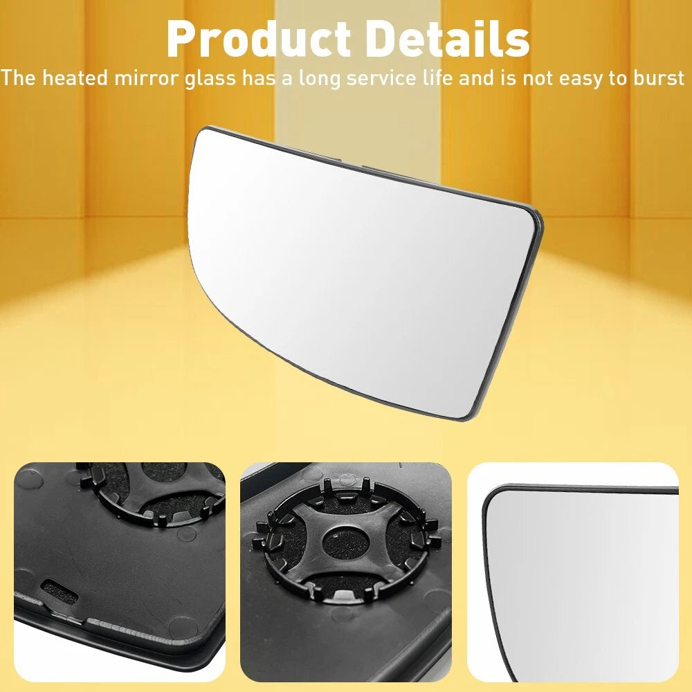 Lower Mirror Glass for Ford Transit-150 250 350 (2015–2021) Left & Right