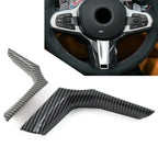 Carbon Fiber Steering Wheel Cover for BMW 3 Series G20 (2019-2021)