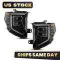 Full LED Headlights for GMC Sierra 1500 AT4 AT4X (2022–2024) Left & Right Pair