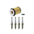 Wix Engine Oil Filter & NGK 4 Laser Iridium Spark Plugs for Mercedes CLA250 (2014–2019)