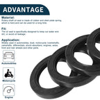 Set of 5 Oil Seal Rotary Shaft Seal NBR Rubber 50x70x10mm Black