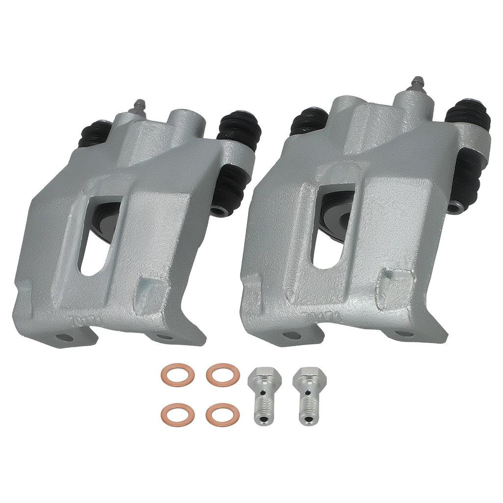 Set of 2 Brake Calipers w/ Bracket for Ford F-150, Lincoln Mark LT (2004–2008)