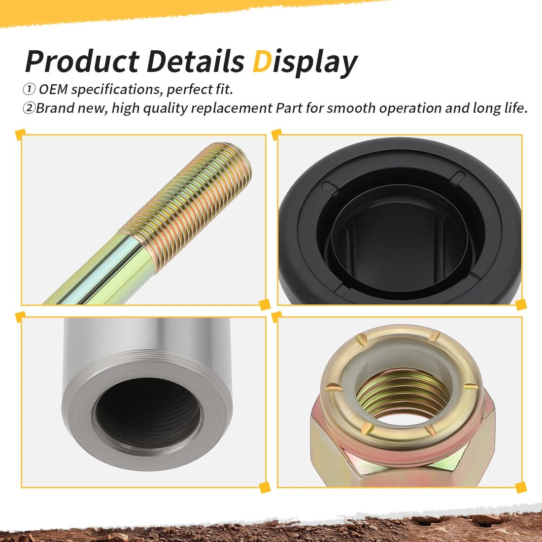 Rear Upper A-Arm Bushing Kit for Polaris Sportsman 570 6x6 400 450 600 700 800