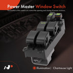 Front Left Power Window Switch for Toyota Camry (2002-2006) Sienna (2004-2009)