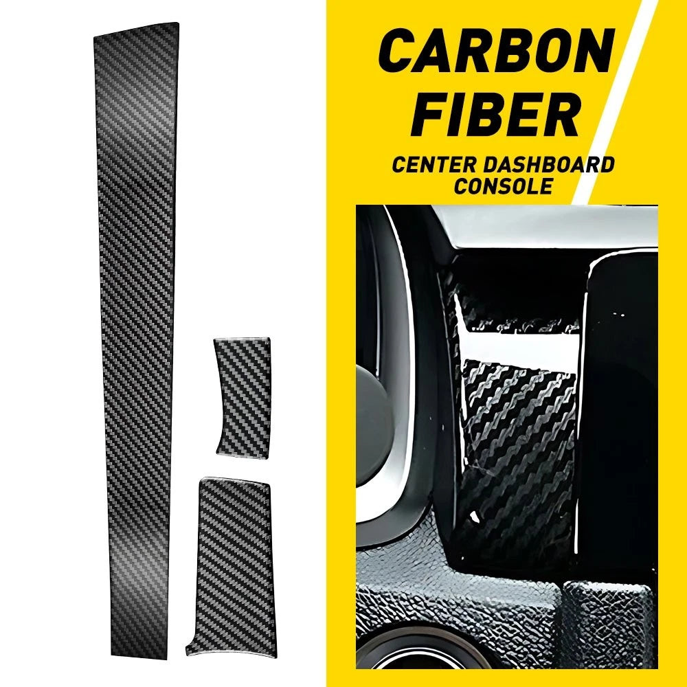 Carbon Fiber Interior Dashboard Cover Trim for Honda Civic (2016–2021)