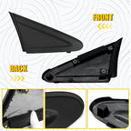 Set of 2 Left Right Mirror Corner Triangle Molding Fender Trim for Honda Civic (2012–2015)