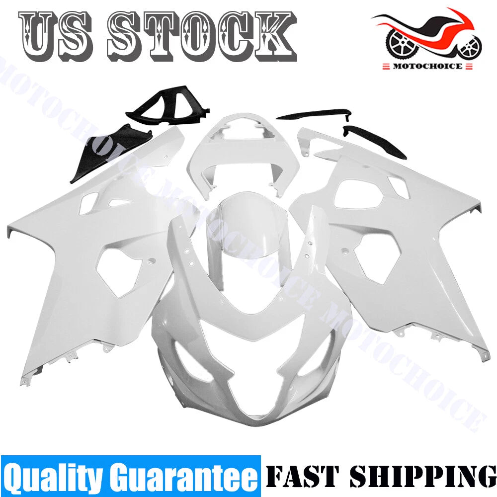 Fairing Kit for Suzuki GSXR600/750 (2004–2005) Unpainted Injection Bodywork