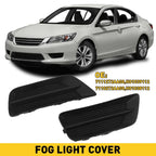 Set of 2 Front Bumper Fog Light Lamp Hole Covers for Honda Accord (2013–2015)