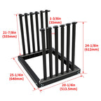 Black Steel Windshield Rack for Auto Glass Cargo (5 Lite)
