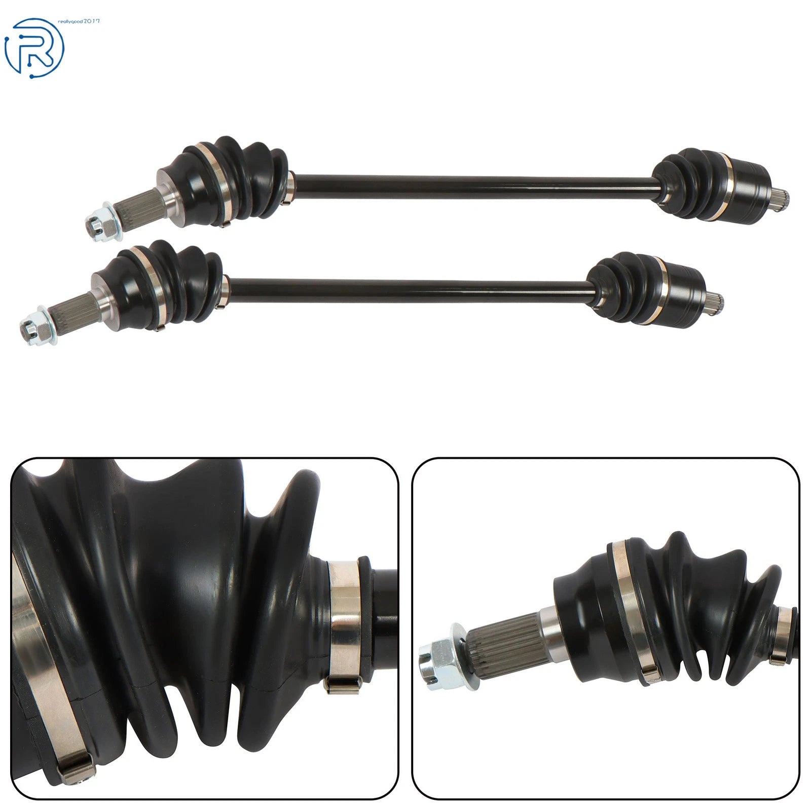 Set of 2 CV Axles for Polaris RZR XP 4 1000 (2014–2019)