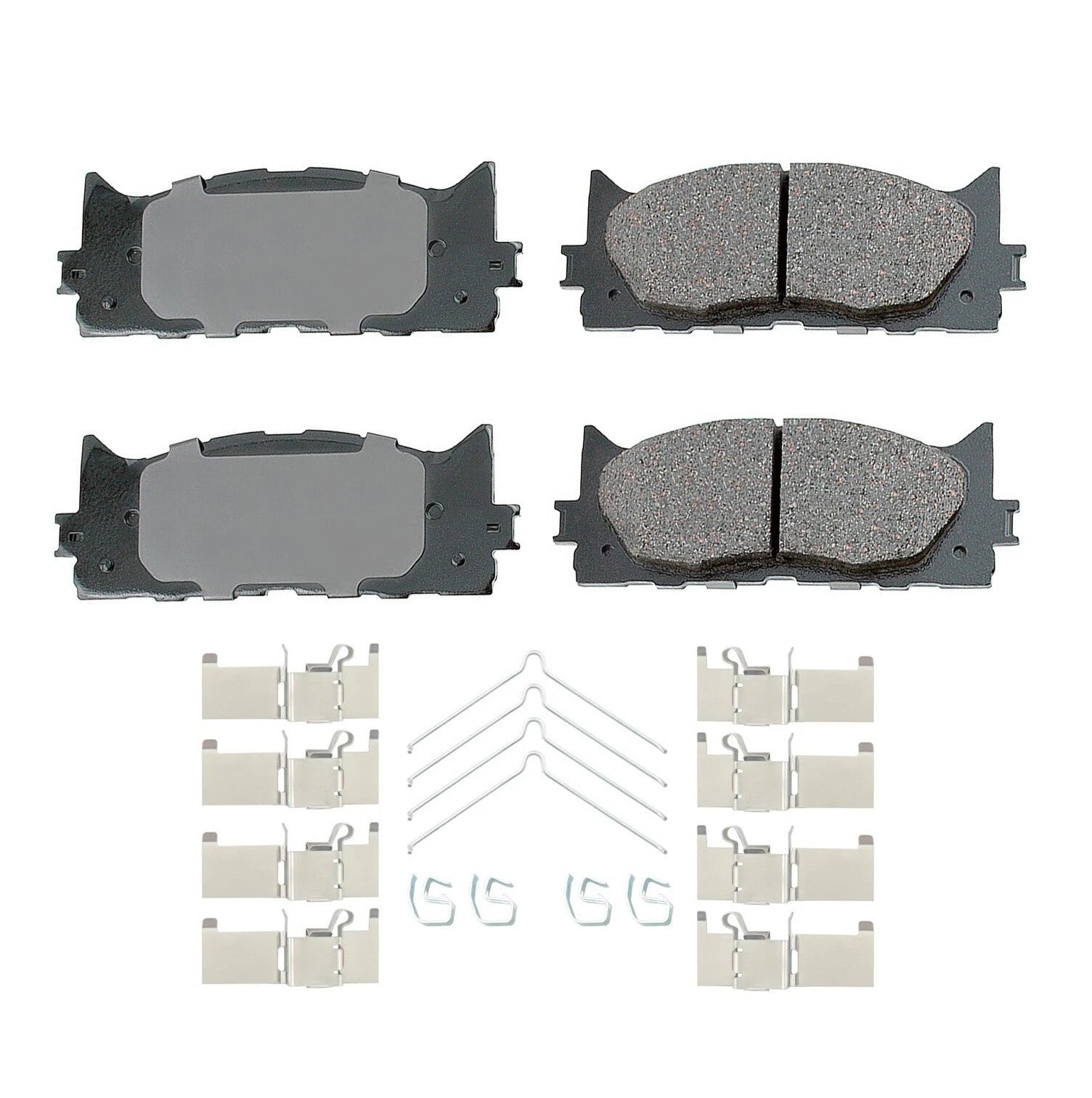 Front Brake Kit 296mm Rotors & Akebono ProACT Pads for ES300h ES350 Avalon (2013–2023)