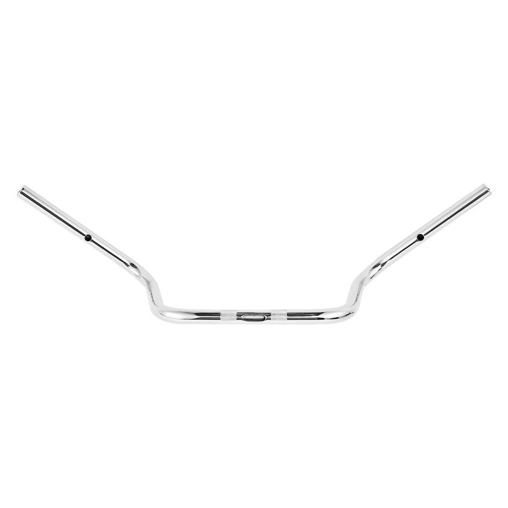 Chrome/Black 10" Ape Hanger Handlebars for Harley FLST (Fits 2010–2016)