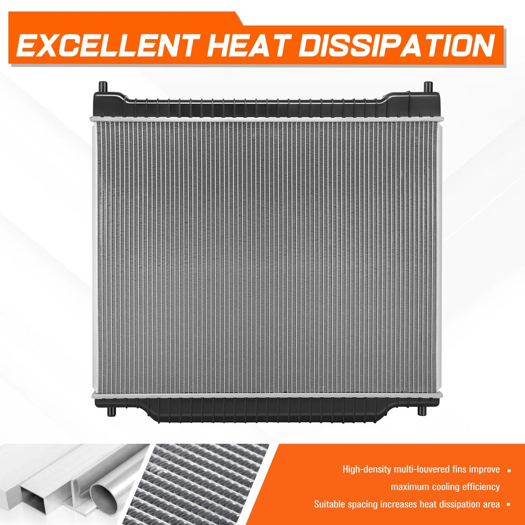 Aluminum OE Style Radiator for Ford E-350 Econoline (1995–1996) DPI-1724